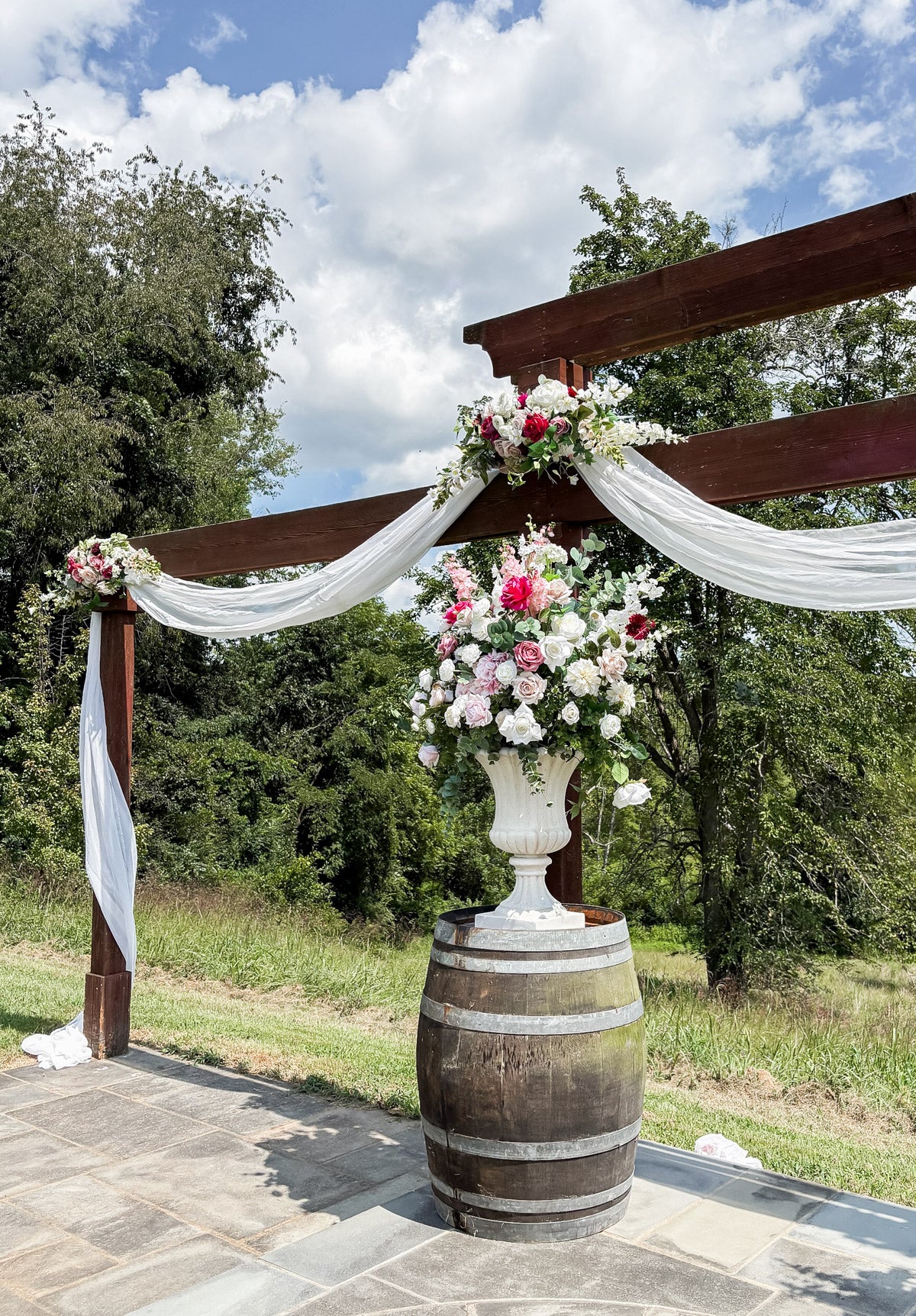 Rose Garden Large Statement Urns.